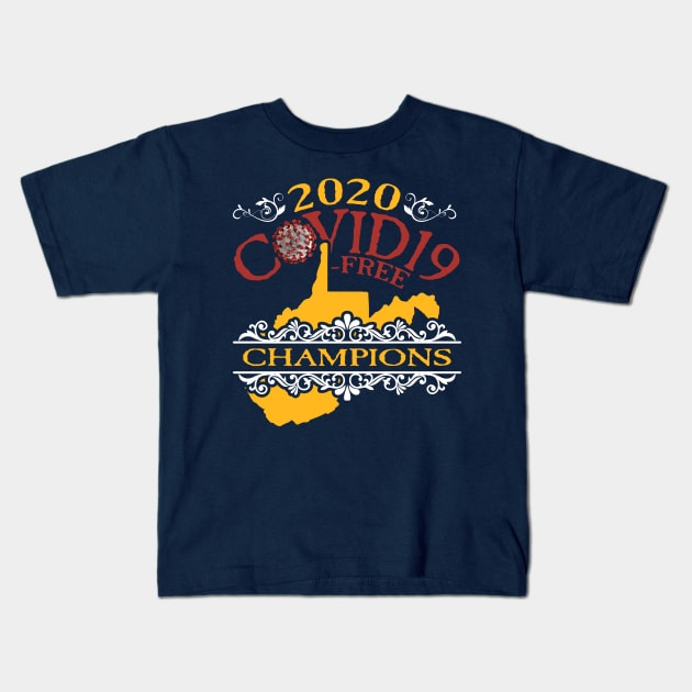 2020 COVID19 CHAMPS! Kids T-Shirt by EJTees